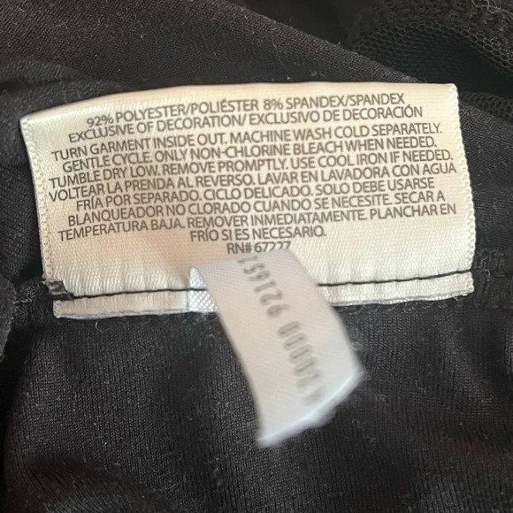 Bobbie Brooks T-shirt Dress‎ w Mesh and Floral Print size Medium - Picture 9 of 9